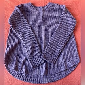 Purple Long Sleeve Sweater